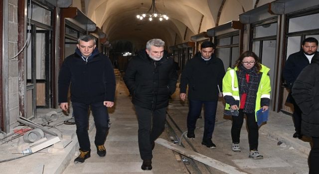 Başkan Görgel: “Tarihi Kapalı Çarşı’mızın Restorasyonu Tamamlanıyor”