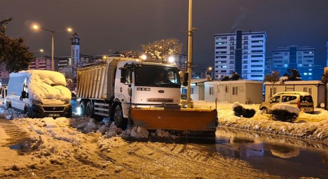 Şehir Merkezinde Arterler Ulaşıma Açık, Buzlanmaya Geçit Yok