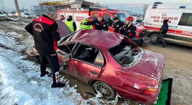 Trafik Kazası: 1 Kişi Ağır Yaralandı