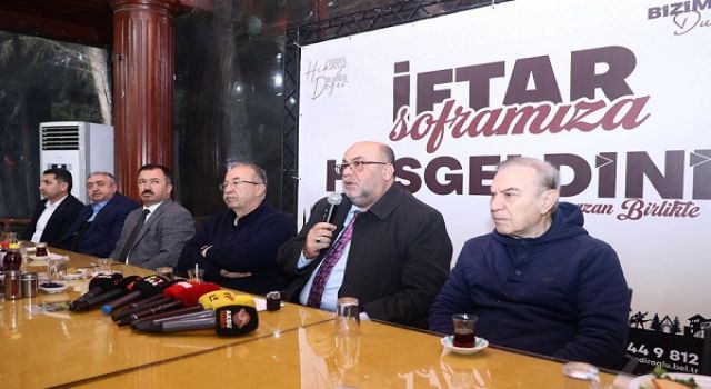 BAŞKAN AKPINAR, BASIN MENSUPLARIYLA İFTAR PROGRAMINDA BİR ARAYA GELDİ