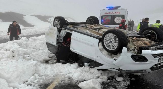 Kahramanmaraş’ta kontrolden çıkan araç takla attı: 2’si çocuk 6 yaralı