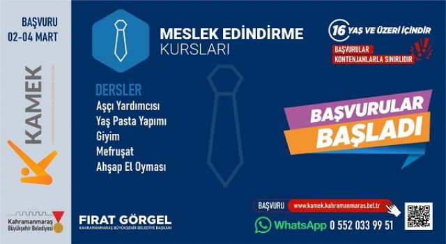 KAMEK’te Bahar Dönemi Başlıyor!