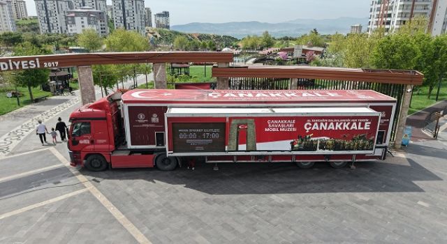 Çanakkale Savaşları Mobil Müzesi, Aliya İzzetbegoviç Millet Bahçesi’nde Ziyaretçilerini Ağırlıyor