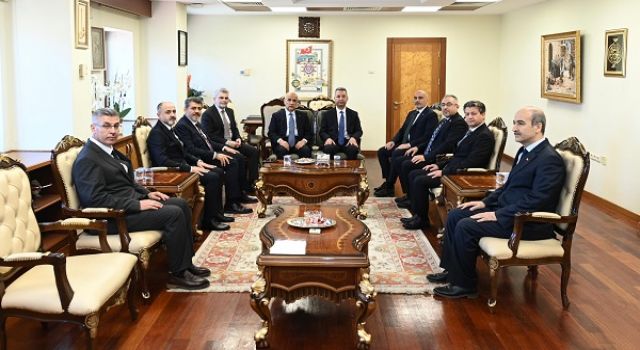 Görgel ve Kirişci’den KSÜ Rektörü Okumuş’a Hayırlı Olsun Ziyareti