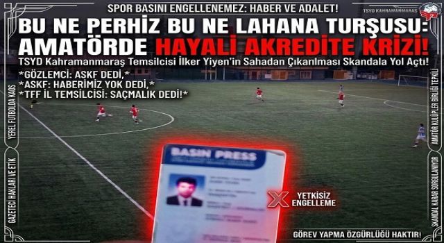 İlker Yiyen’den Amatör Maçta “Akreditasyon” Tepkisi: “Böyle Bir Uygulama Yok”