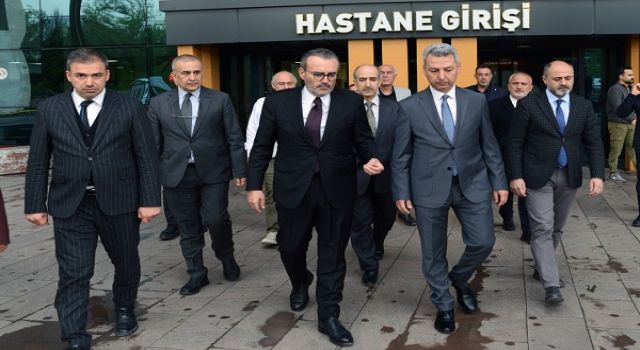 Mahir Ünal’dan, KSÜ Tıp Fakültesi Hastanesi’ne Ziyaret