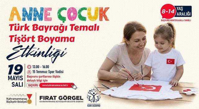 Büyükşehir’den 19 Mayıs’a Özel Anne – Çocuk Etkinliği; Başvurular Başladı