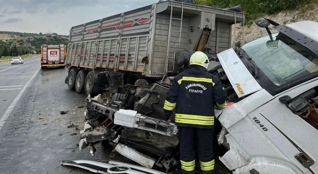 Kahramanmaraş’ta Tır Kazası: Sürücü yaralı