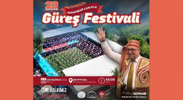 23. GELENEKSEL DEREKÖY KARAKUCAK VE ŞALVAR GÜREŞ FESTİVALİ İÇİN GERİ SAYIM BAŞLADI