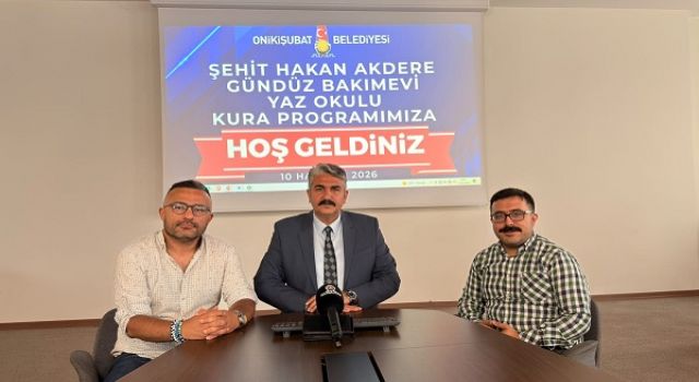 Onikişubat Belediyesi’nin ‘Minik Kalpler Yaz Okulu’nda kuralar çekildi
