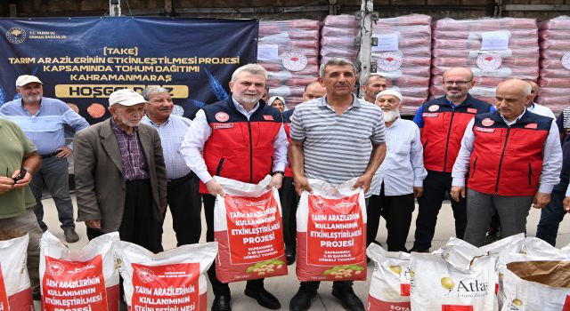 Üreticiye Can Suyu; 47 Ton Soya Tohumu Dağıtıldı