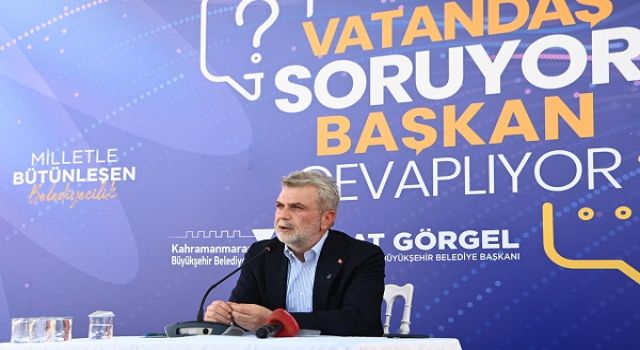 Başkan Fırat Görgel; “Kahramanmaraş’ımızı Geleceğe Güçlü Yatırımlarla Hazırlıyoruz”