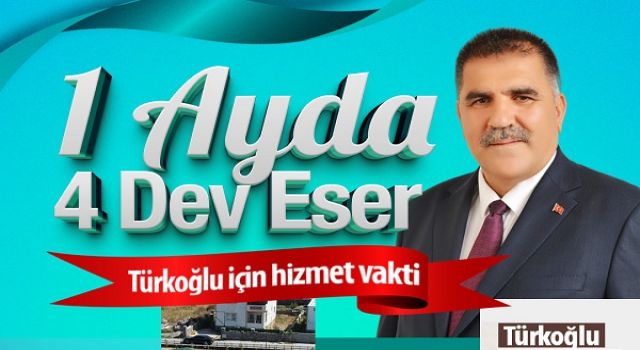 Türkoğlu’nda her hafta açılış ve temel atma töreni var