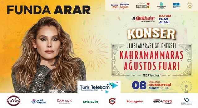 Funda Arar, Cumartesi Günü KAFUM’da Sahne Alacak