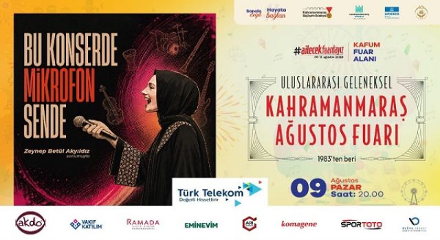 Geleneksel Ağustos Fuarı Pazar Günü Eğlence Dolu İki Programla Devam Edecek