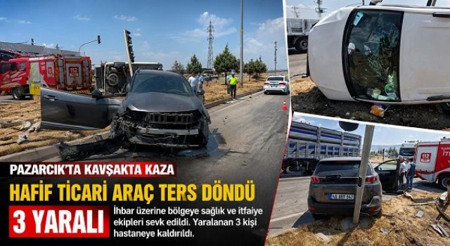Kahramanmaraş’ta Trafik kazası: 3 yaralı