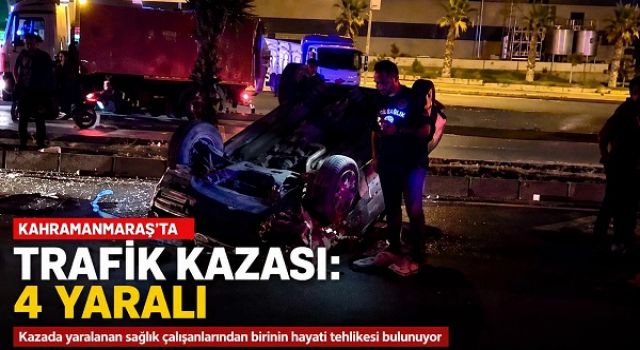 Kazaya Müdahale Eden Sağlık Çalışanlarına Otomobil Çarptı: 4 Yaralı