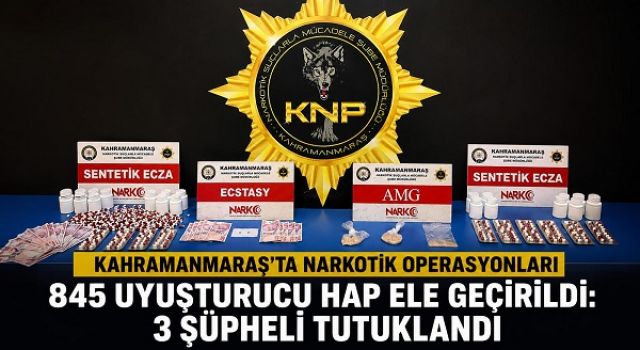 Narkotik Operasyonlarında 3 Şüpheli Tutuklandı
