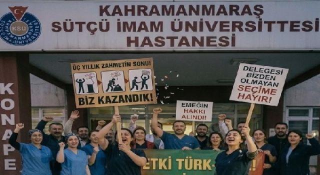 ÖZ SAĞLIK-İŞ KAHRAMANMARAŞ’TA BOMBA İDDİA: “DELEGEYİ EMEKÇİ DEĞİL, YÖNETİM BELİRLEDİ!”