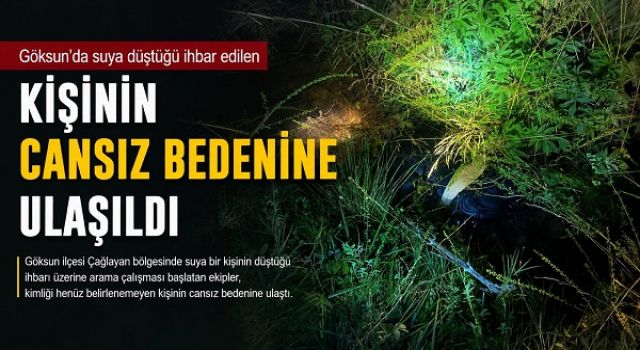 Su kanalında cesed bulundu 