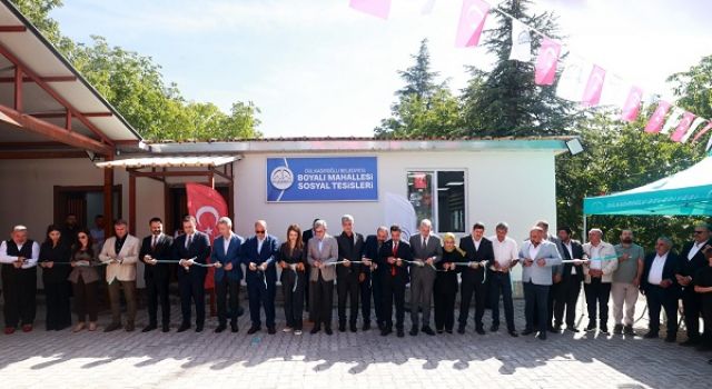 BERTİZ’E YENİ SOSYAL ALAN: BOYALI SOSYAL TESİSLERİ HİZMETE AÇILDI