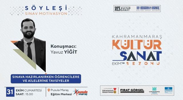 Büyükşehir’den 31 Ekim’de Edebiyat ve Gençlik İçin İki Özel Buluşma