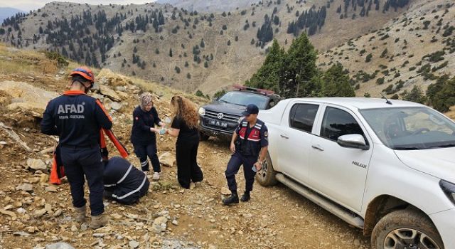 Dağlık Arazide Fenalaştı AFAD Yetişti