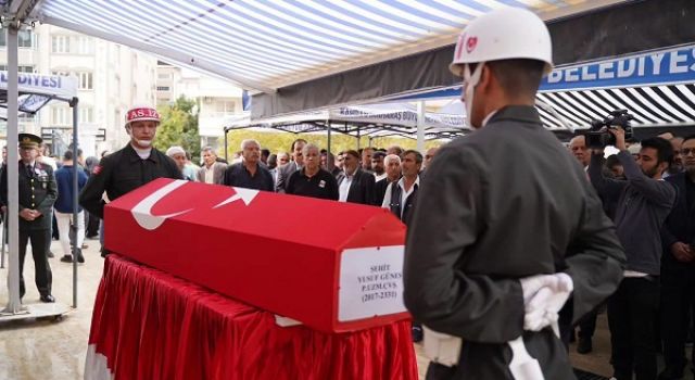 Şehit Uzman Çavuş Yusuf Güneş, Kahramanmaraş’ta toprağa verildi