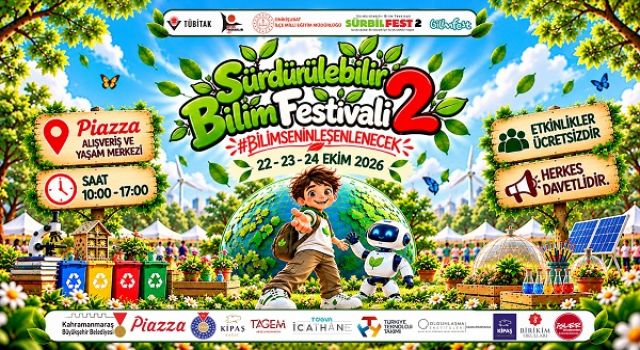 SÜRBİLFEST ile Bilimin Rüzgârı Kahramanmaraş’ta Esecek