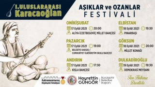 I. Uluslararası Karacaoğlan Aşıklar ve Ozanlar Festivali Başlıyor