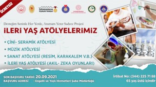 İleri Yaş Atölyeleri’nde Başvurular Başlıyor!