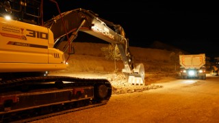 Ağcalı’da Çalışmalar Gece Gündüz Sürüyor