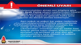 Onikişubat Belediyesinden Vatandaşlara Uyarı