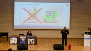 KSÜ den Personel ve Öğrencilerine Afet Farkındalık Eğitimi Verildi