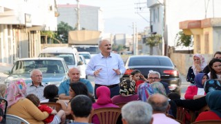BAŞKAN OKAY, YAHYA KEMAL MAHALLESİNDE VATANDAŞLARLA BİR ARAYA GELDİ