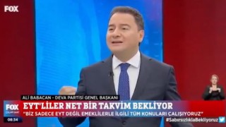 ALİ BABACAN: ‘Erdoğan ortağından memnun değil ki altılı masadan yeni ortaklar arıyor’