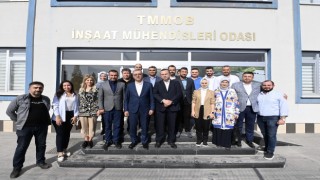 Başkan Güngör, İnşaat Mühendisleri Odasıyla Bir Araya Geldi