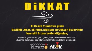 Kuvvetli Fırtına Uyarısı!