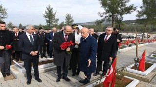 Başkan Güngör, KKTC Cumhurbaşkanı Tatar ile Kapıçam Mezarlığı’nı Ziyaret Etti