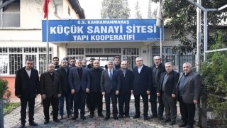 Başkan Güngör ve Vali Ünlüer, Küçük Sanayi Sitesi Esnafıyla Bir Araya Geldi