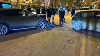 İlçe başkanı trafik kazasında yaralandı 