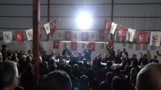 Yeniden Refah’ın Karaziyaret Mahallesindeki toplantısına yoğun ilgi