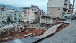 Kahramanmaraş’ta heyelan korkuttu 