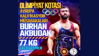 Milli Güreşçi Akbudak, Paris Olimpiyat Oyunları Bileti Aldı