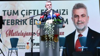 Kahramanmaraşlı 100 Çift, Toplu Düğünle Dünya Evine Girdi
