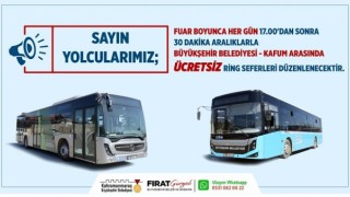 Büyükşehir’den Fuara Ücretsiz Ring Seferi!