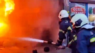 Kahramanmaraş’ta işyeri yangını korkuttu 