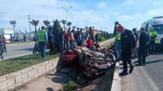 Kahramanmaraş’ta iki otomobil çarpıştı: 6 yaralı 