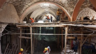 Tarihi Bezirgan Çarşısında Restorasyon Çalışmaları Başladı
