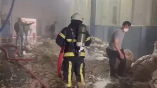 Kahramanmaraş’ta fabrika yangını